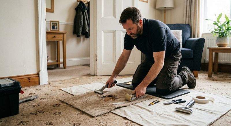 Stair Carpet Repair in Kansas City, KS